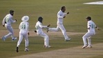 Nauman Ali celebrates a wicket.(Twitter) Nauman Ali celebrates a wicket.(Twitter)