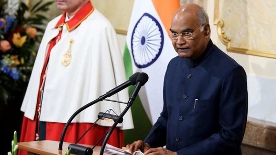 President Kovind was addressing a joint sitting of the two Houses of Parliament.(Reuters)