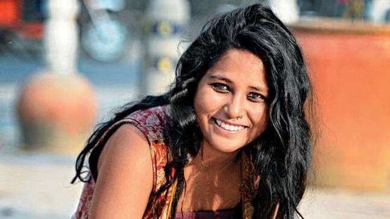 JNU student and Pinjra Tod member Devangana Kalita. (Twitter: @PinjraTod)