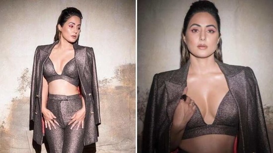 Hina Khan makes a statement in bold power suit (Instagram/ realhinakhan) Hina Khan makes a statement in bold power suit (Instagram/ realhinakhan)