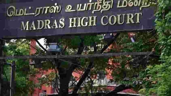 File photo: Madras HC.(ANI PHOTO.)