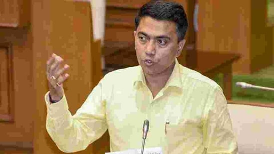 File photo: Goa chief minister Pramod Sawant.(PTI)