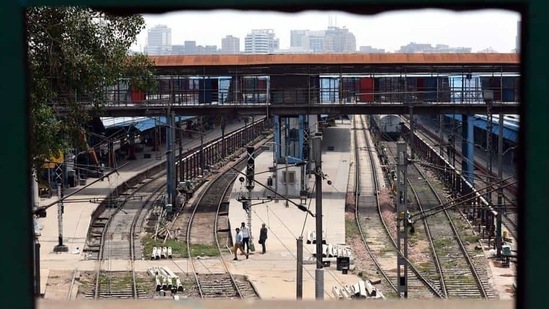A view of New Delhi Railway Station (NDLS), in Ajmeri Gate, New Delhi, India. (Sonu Mehta/HT PHOTO) A view of New Delhi Railway Station (NDLS), in Ajmeri Gate, New Delhi, India. (Sonu Mehta/HT PHOTO)