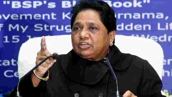 BSP supremo Mayawati addresses a press conference at the party office in Lucknow. (ANI FILE PHOTO) BSP supremo Mayawati addresses a press conference at the party office in Lucknow. (ANI FILE PHOTO)