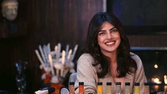  Priyanka Chopra took on several hot sauces during the interview. 