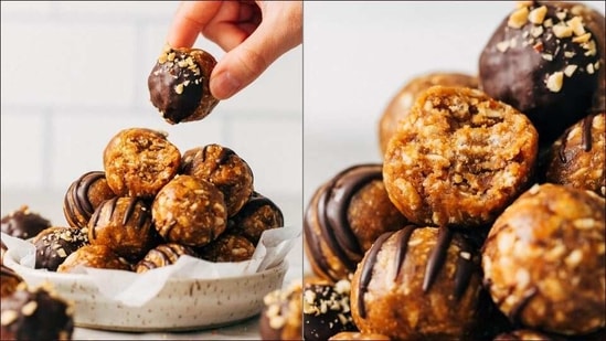 Try this recipe of crunchy peanut butter energy balls for guilt-free sweet treat(Instagram/ butternutbakery)