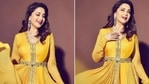 Madhuri Dixit in Rs65k anarkali suit(Instagram/madhuridixitnene) Madhuri Dixit in Rs65k anarkali suit(Instagram/madhuridixitnene)