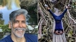 Milind Soman does headstand in new fitness post(Instagram/ milindrunning) Milind Soman does headstand in new fitness post(Instagram/ milindrunning)