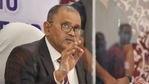 Acting on the complaint, SEC Nimmagadda Ramesh Kumar (in picture) sought an explanation from TDP state general secretary M Venkata Raju.(PTI) Acting on the complaint, SEC Nimmagadda Ramesh Kumar (in picture) sought an explanation from TDP state general secretary M Venkata Raju.(PTI)