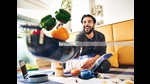 Chef Ranveer Brar tossing up a storm while being shot for this column at his home in Mumbai (Prabhat Shetty) Chef Ranveer Brar tossing up a storm while being shot for this column at his home in Mumbai (Prabhat Shetty)