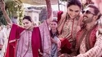 Deepika Padukone and Ranveer Singh during their mehendi ceremony in Italy. Deepika Padukone and Ranveer Singh during their mehendi ceremony in Italy.