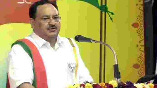 BJP president JP Nadda. (ANI) BJP president JP Nadda. (ANI)