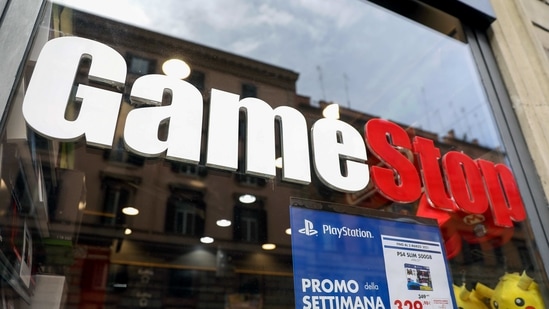 GameStop shares rocketed nearly 70% on Friday and over the past three weeks, they've delivered a stupefying 1,600% gain. (Bloomberg) GameStop shares rocketed nearly 70% on Friday and over the past three weeks, they've delivered a stupefying 1,600% gain. (Bloomberg)