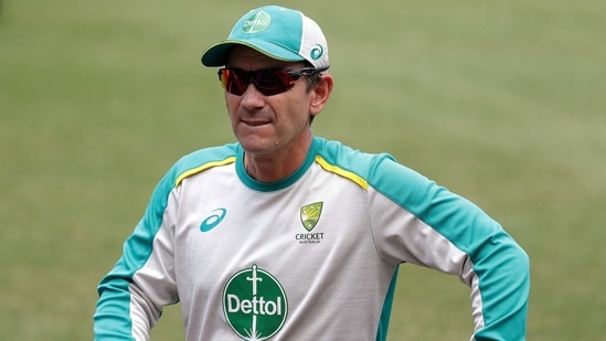 Australia's head coach Justin Langer waits for his players before they train at the Sydney Cricket Ground in Sydney, Tuesday, Jan. 5, 2021, ahead of their cricket test against India starting Thursday. (AP Photo/Rick Rycroft) (AP) Australia's head coach Justin Langer waits for his players before they train at the Sydney Cricket Ground in Sydney, Tuesday, Jan. 5, 2021, ahead of their cricket test against India starting Thursday. (AP Photo/Rick Rycroft) (AP)