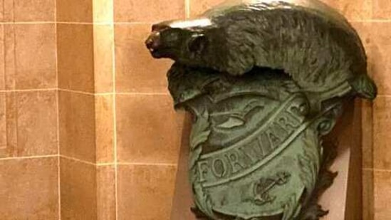A Badger and Shield statue is seen outside the governor's Capitol office in Madison, Wisconsin. (AP) A Badger and Shield statue is seen outside the governor's Capitol office in Madison, Wisconsin. (AP)