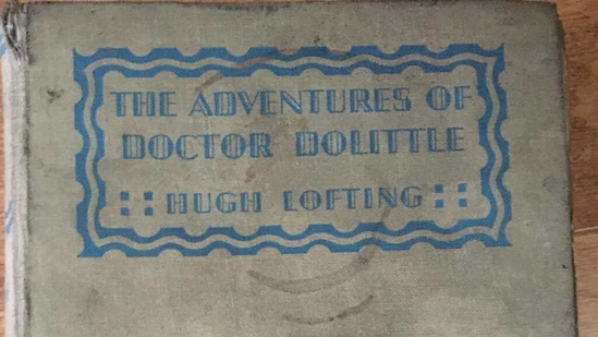 The image shows a copy of Hugh Lofting's The Adventures of Doctor Dolittle.(Instagram/@cbrlibrary) The image shows a copy of Hugh Lofting's The Adventures of Doctor Dolittle.(Instagram/@cbrlibrary)