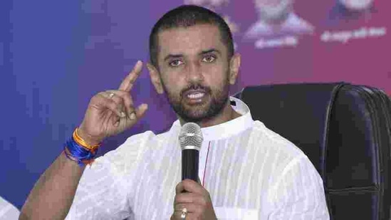 A person aware of the developement said the JD(U) took umbrage at the invitation sent to LJP chief Chirag Paswan (in picture) earlier this month to attend the meeting. (HT Photo) A person aware of the developement said the JD(U) took umbrage at the invitation sent to LJP chief Chirag Paswan (in picture) earlier this month to attend the meeting. (HT Photo)