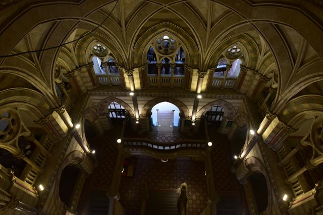 View of the staircase from the dome. (Anshuman Poyrekar/HT Photo) View of the staircase from the dome. (Anshuman Poyrekar/HT Photo)