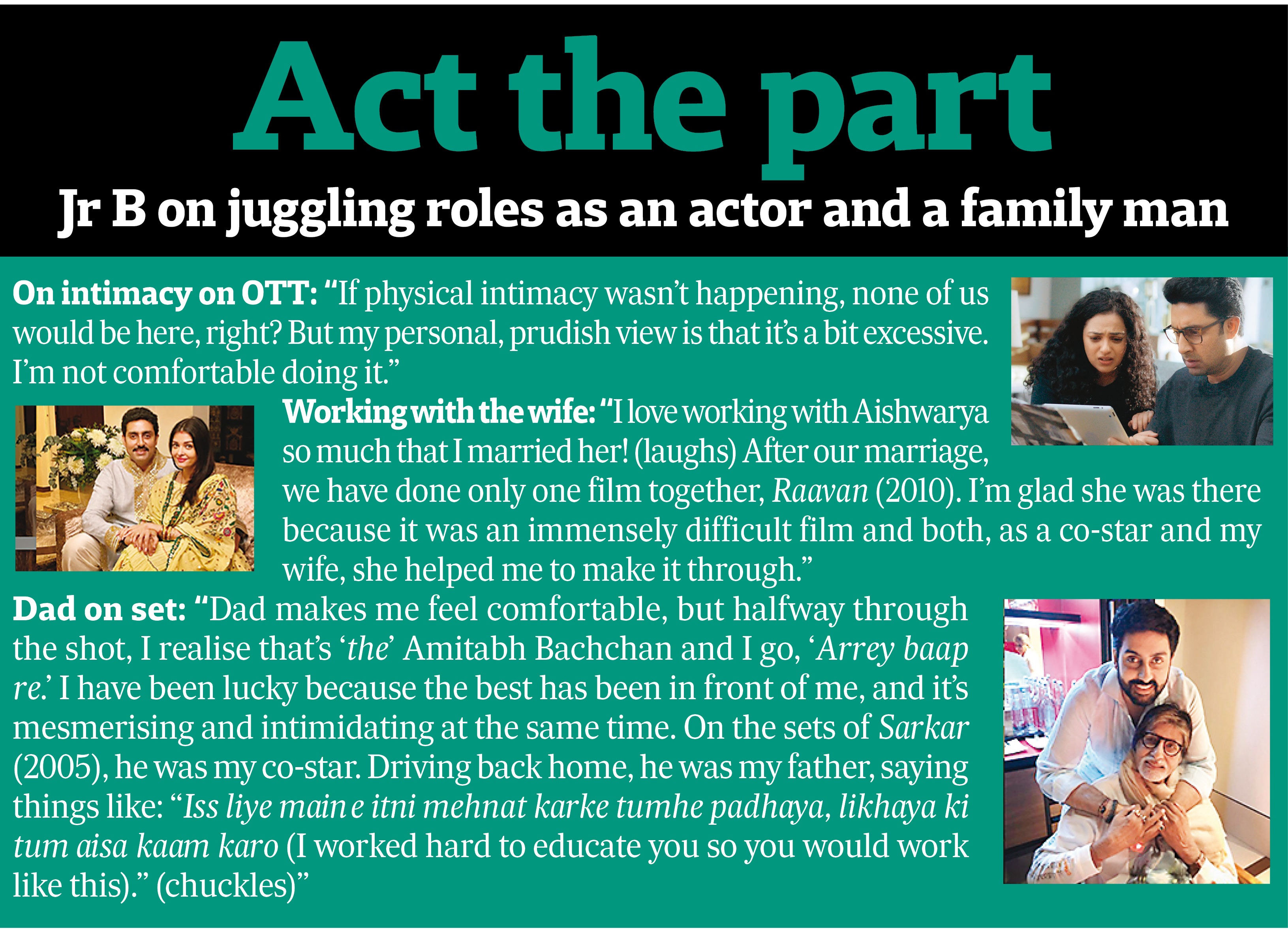 After getting married, Abhishek and wife Aishwarya have only worked in one movie together - Raavan After getting married, Abhishek and wife Aishwarya have only worked in one movie together - Raavan