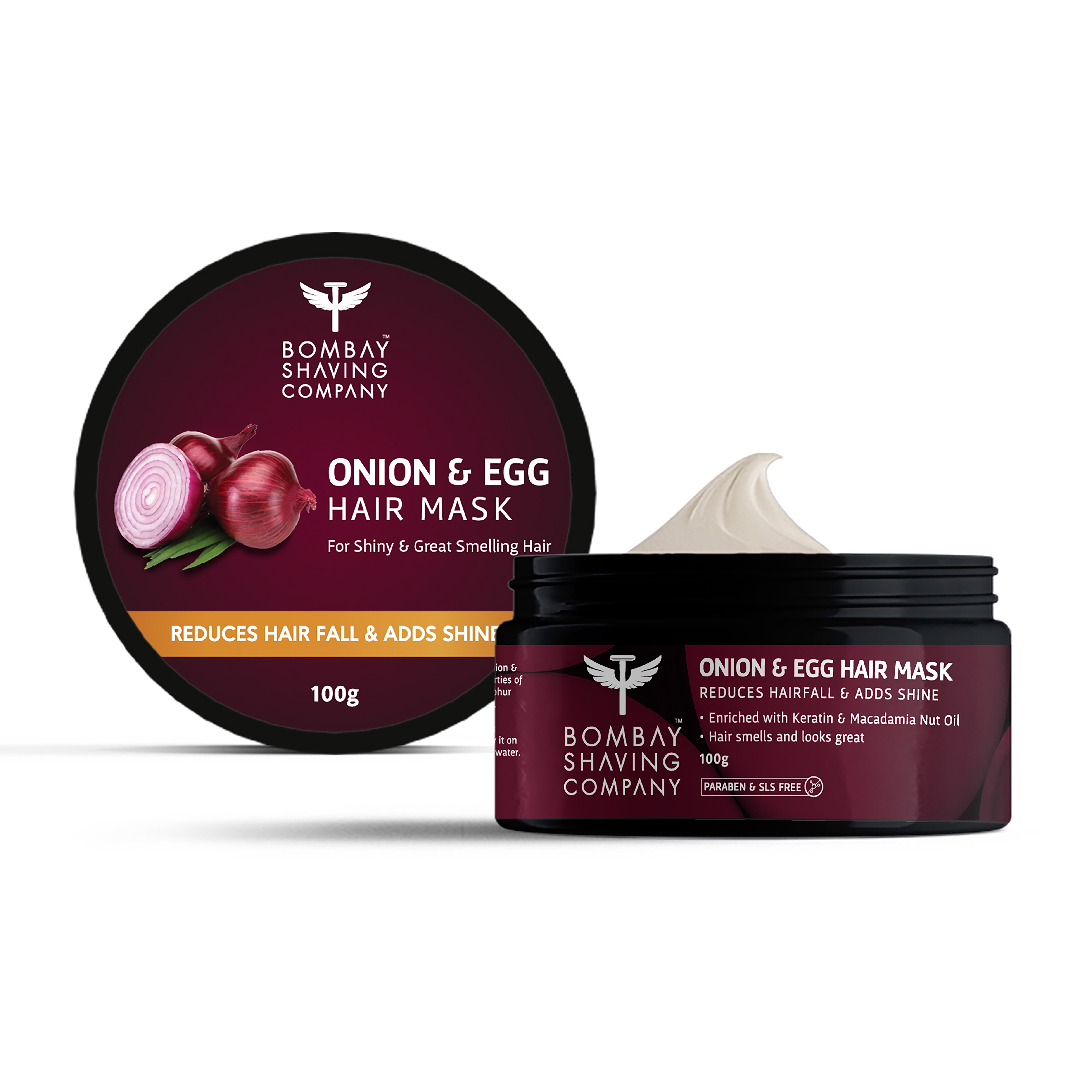 The Onion & Egg Hair Mask by Bombay Shaving Company works well on damaged hair The Onion & Egg Hair Mask by Bombay Shaving Company works well on damaged hair