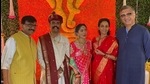 NCP MP Supriya Sula and her husband Sadanand were present at the engagement ceremony of Purvashi Raut, daughter of Sena leader Sanjay Raut, at a hotel in Santacruz. (Supriya Sule/Twitter) NCP MP Supriya Sula and her husband Sadanand were present at the engagement ceremony of Purvashi Raut, daughter of Sena leader Sanjay Raut, at a hotel in Santacruz. (Supriya Sule/Twitter)