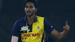 Left-arm spinner M Siddharth grabbed four wickets. (BCCI) Left-arm spinner M Siddharth grabbed four wickets. (BCCI)