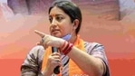 File photo of Union minister Smriti Irani.(PTI) File photo of Union minister Smriti Irani.(PTI)