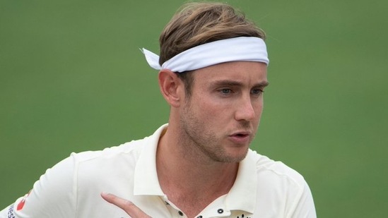 Photo of England pacer Stuart Broad (Twitter)