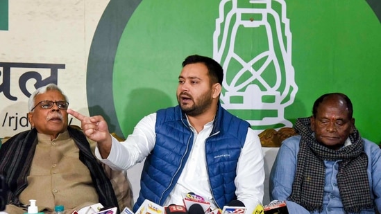 Patna: Rashtriya Janata Dal leader Tejashwi Yadav. (PTI) Patna: Rashtriya Janata Dal leader Tejashwi Yadav. (PTI)