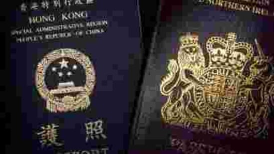 The move was largely symbolic as Hong Kongers tend to use their own passports or ID cards to leave the city. (AP) The move was largely symbolic as Hong Kongers tend to use their own passports or ID cards to leave the city. (AP)