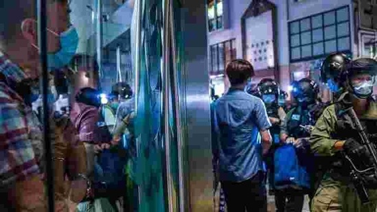 Hong Kong imposed a national security law — approved by Beijing — on June 30, following anti-government protests in Hong Kong (Bloomberg file photo) Hong Kong imposed a national security law — approved by Beijing — on June 30, following anti-government protests in Hong Kong (Bloomberg file photo)