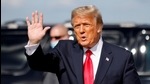 US President Donald Trump waves as he arrives at Palm Beach International Airport in Florida on January 20. (Reuters) US President Donald Trump waves as he arrives at Palm Beach International Airport in Florida on January 20. (Reuters)