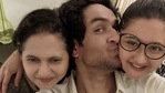 Vikas Gupta with Rashami Desai and her mother. Vikas Gupta with Rashami Desai and her mother.