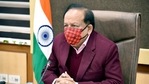 "The Finance Minister spoke of six prominent pillars, with the topmost pillar being health and well being," Dr Vardhan said.(ANI) "The Finance Minister spoke of six prominent pillars, with the topmost pillar being health and well being," Dr Vardhan said.(ANI)