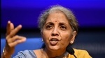 Union finance minister Nirmala Sitharaman speaks during the post-budget press conference, at National Media Centre in New Delhi, on February 1. (PTI) Union finance minister Nirmala Sitharaman speaks during the post-budget press conference, at National Media Centre in New Delhi, on February 1. (PTI)