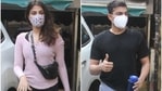 Rhea Chakraborty and her brother Showik spotted in Mumbai. (Varinder Chawla) Rhea Chakraborty and her brother Showik spotted in Mumbai. (Varinder Chawla)