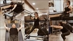 Tisca Chopra inspires fitness freaks to try these leg exercises during Pilates(Instagram/tiscaofficial) Tisca Chopra inspires fitness freaks to try these leg exercises during Pilates(Instagram/tiscaofficial)