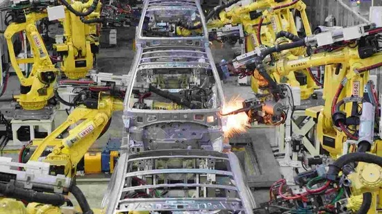 India will end 2021-22 with a GDP that’s 2.45% higher than its 2019-20 one, effectively recovering from the pandemic-induced economic slump in two years. Employees at shop floor, car Assembly Line at Hyundai motors plant, Hyundai car factory, in Chennai, India (Mint Archives) India will end 2021-22 with a GDP that’s 2.45% higher than its 2019-20 one, effectively recovering from the pandemic-induced economic slump in two years. Employees at shop floor, car Assembly Line at Hyundai motors plant, Hyundai car factory, in Chennai, India (Mint Archives)