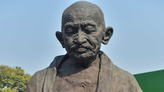 "To see the desecration of this magnificent statue only underscores the need for more people to study Gandhi’s teachings,” Khanna said.(PTI | Representational image)