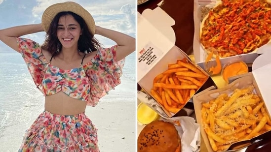 Ananya Panday gave fans a glimpse into her Sunday binge. Ananya Panday gave fans a glimpse into her Sunday binge.