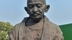A six-foot-tall, 650-pound (294 kg) bronze statue of Gandhi was vandalised in the US(PTI | Representational image) A six-foot-tall, 650-pound (294 kg) bronze statue of Gandhi was vandalised in the US(PTI | Representational image)