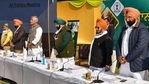 The meeting also decided to send a delegation to Delhi to meet Prime Minister Narendra Modi over the issue of the farmers’ stir.(PTI) The meeting also decided to send a delegation to Delhi to meet Prime Minister Narendra Modi over the issue of the farmers’ stir.(PTI)