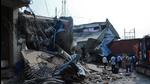 On Monday, around 10am, a portion of the ground-plus-one storey godown at Harihar compound in Dapode village, located on Bhiwandi’s Mankoli Road collapsed. (HT PHOTO) On Monday, around 10am, a portion of the ground-plus-one storey godown at Harihar compound in Dapode village, located on Bhiwandi’s Mankoli Road collapsed. (HT PHOTO)