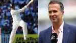 Michael Vaughan (R) has spotted a Virender Sehwag-like quality in one of India's young batsmen. (Getty Images) Michael Vaughan (R) has spotted a Virender Sehwag-like quality in one of India's young batsmen. (Getty Images)