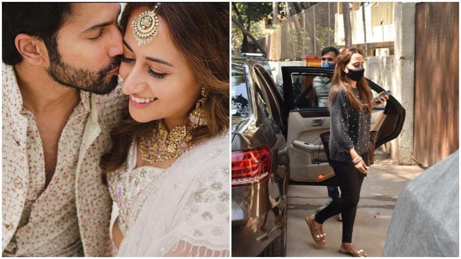 Natasha Dalal Spotted For First Time Since Wedding With Varun Dhawan See Pics Hindustan Times After returning to india, she opened her own clothing line how our 'humpty sharma' hero fell for her? varun dhawan see pics
