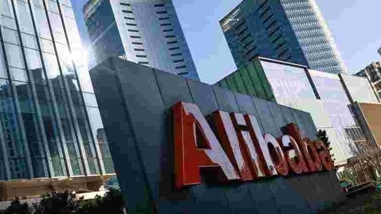 The logo of Alibaba Group is seen at its office in Beijing, China. (Reuters)