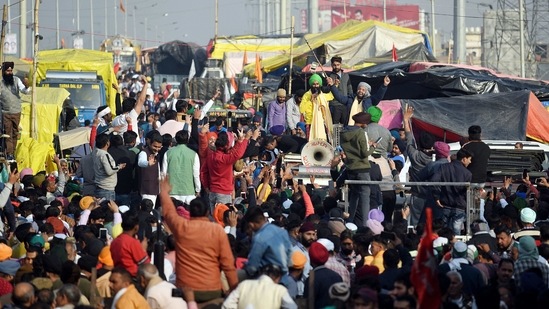 Farmers, mainly from Punjab, Haryana and Uttar Pradesh, are protesting the Centre's farm laws for more than two months at the borders of the national capital, choking highways to neighbouring states. (Representative Image) (ANI) Farmers, mainly from Punjab, Haryana and Uttar Pradesh, are protesting the Centre's farm laws for more than two months at the borders of the national capital, choking highways to neighbouring states. (Representative Image) (ANI)