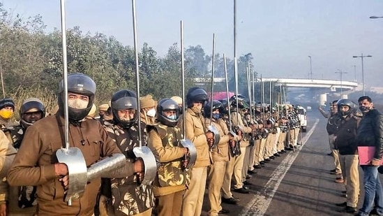Currently, police use canes, water cannons and tear gas shells for riot control and metal batons have not been a part of their riot gear. (ANI) Currently, police use canes, water cannons and tear gas shells for riot control and metal batons have not been a part of their riot gear. (ANI)