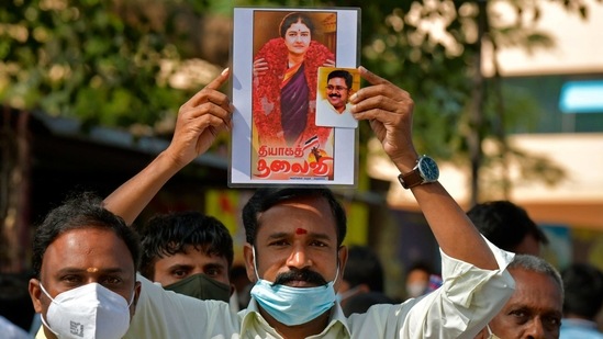 “We will file a curative petition soon,” said Sasikala’s lawyer Raja Senthoor Pandian. (AFP) “We will file a curative petition soon,” said Sasikala’s lawyer Raja Senthoor Pandian. (AFP)