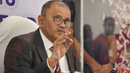 Acting on the complaint, SEC Nimmagadda Ramesh Kumar (in picture) sought an explanation from TDP state general secretary M Venkata Raju. (PTI) Acting on the complaint, SEC Nimmagadda Ramesh Kumar (in picture) sought an explanation from TDP state general secretary M Venkata Raju. (PTI)